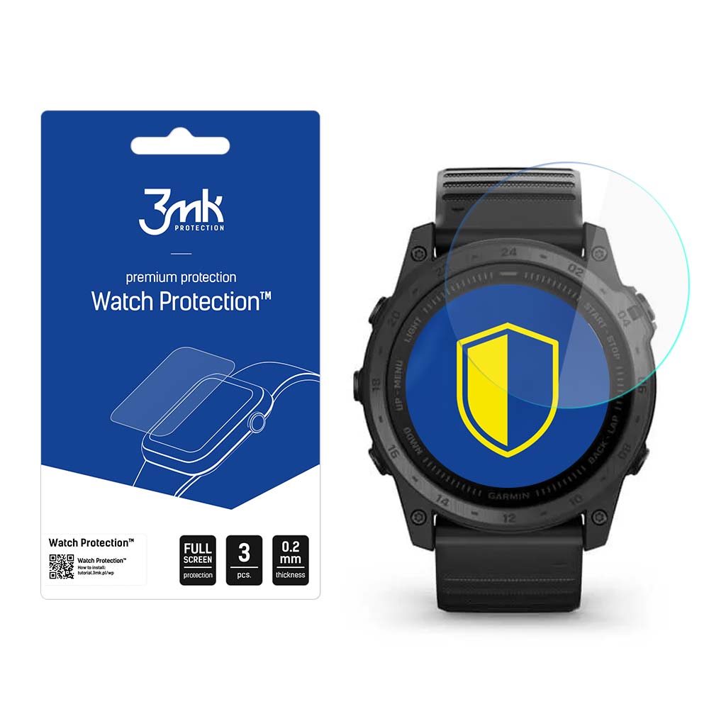 3mk Watch Protection™ v. FlexibleGlass-hybridilasi Garmin Tactix 7 -laitteelle