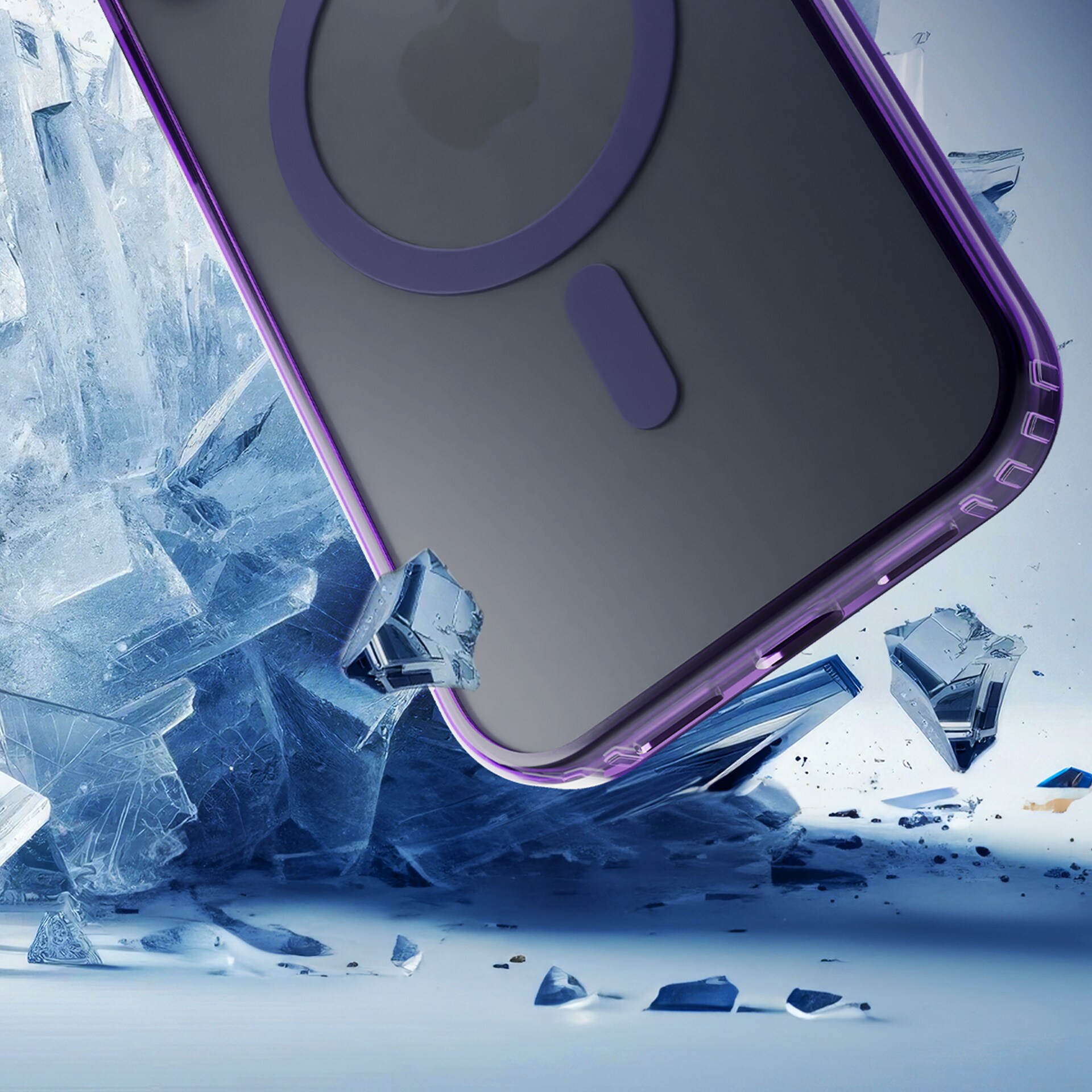 3mk Frosty MagCase Violetti kotelo Apple iPhone 15 Pro Maxille - violetti - lila