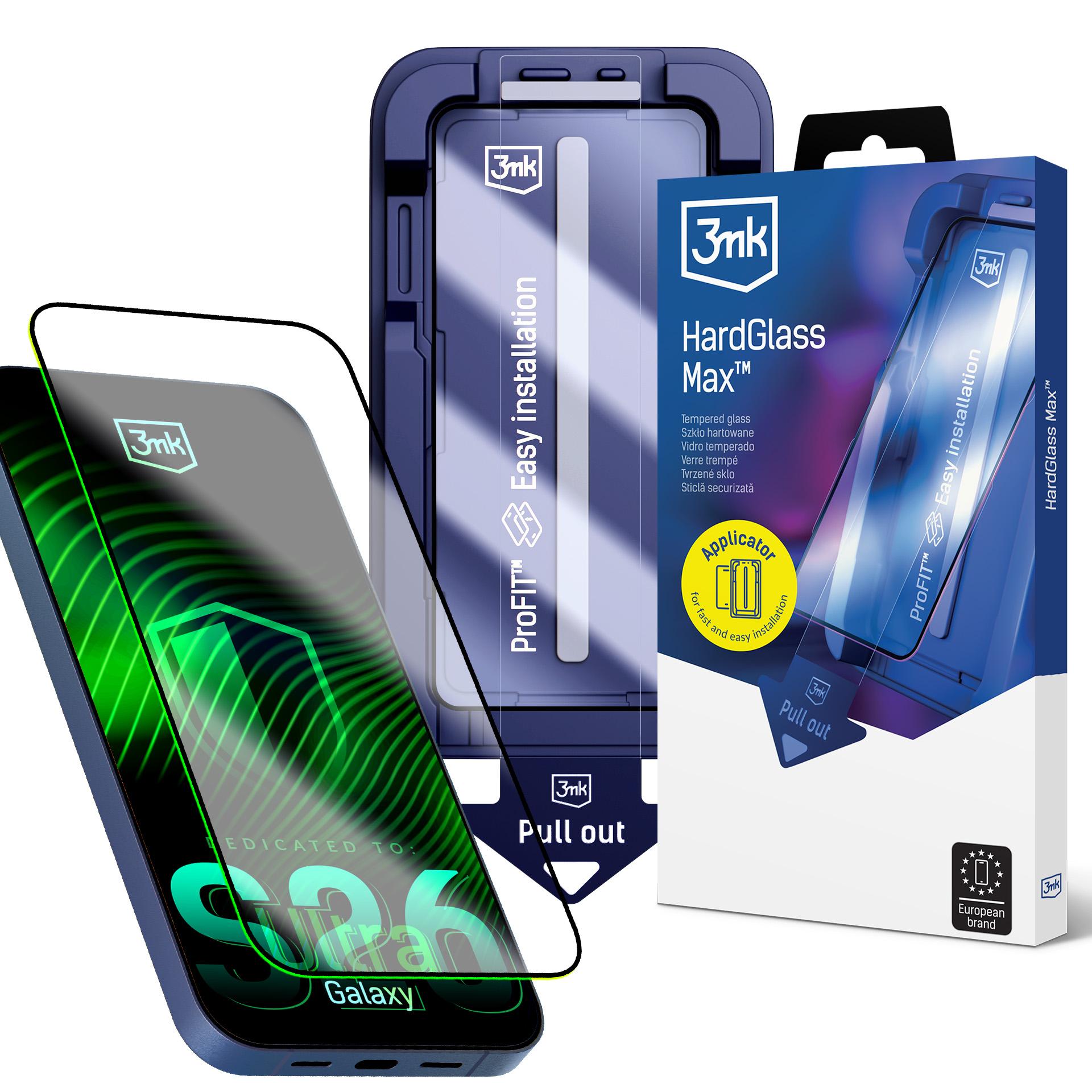 3mk HardGlass Max karkaistu lasi Samsung Galaxy S26 Ultra -puhelimelle