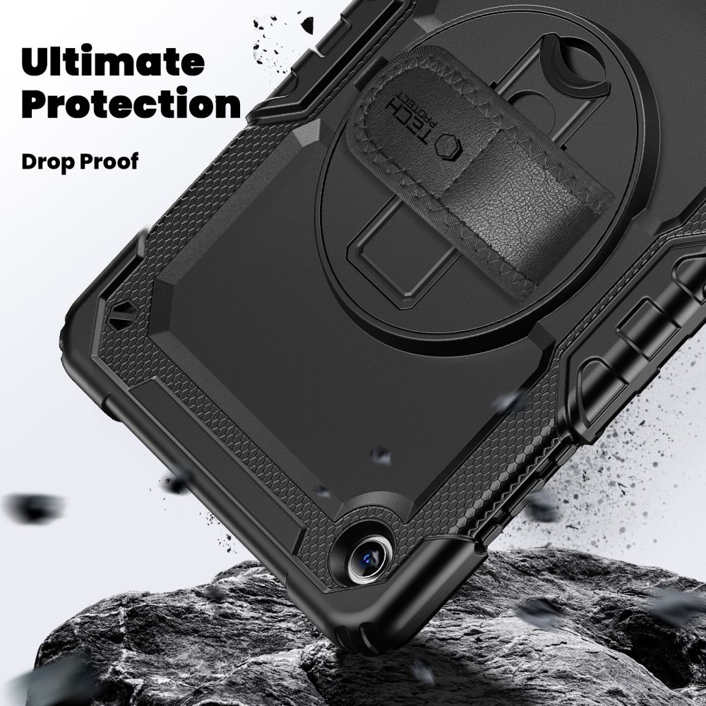 Tech-Protect Solid Case for Samsung Galaxy Tab A9+/A11+ 11.0 X210/X215/X216/X230/X235/X236 - Musta