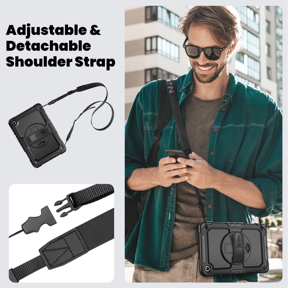 Tech-Protect Solid Case for Samsung Galaxy Tab A9+/A11+ 11.0 X210/X215/X216/X230/X235/X236 - Musta
