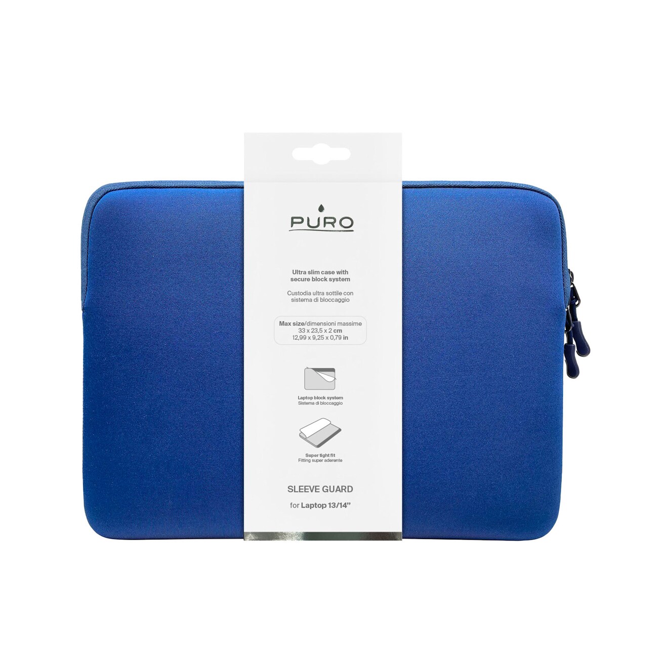 Puro Slim Guard 14" kannettavan tietokoneen laukku - sininen
