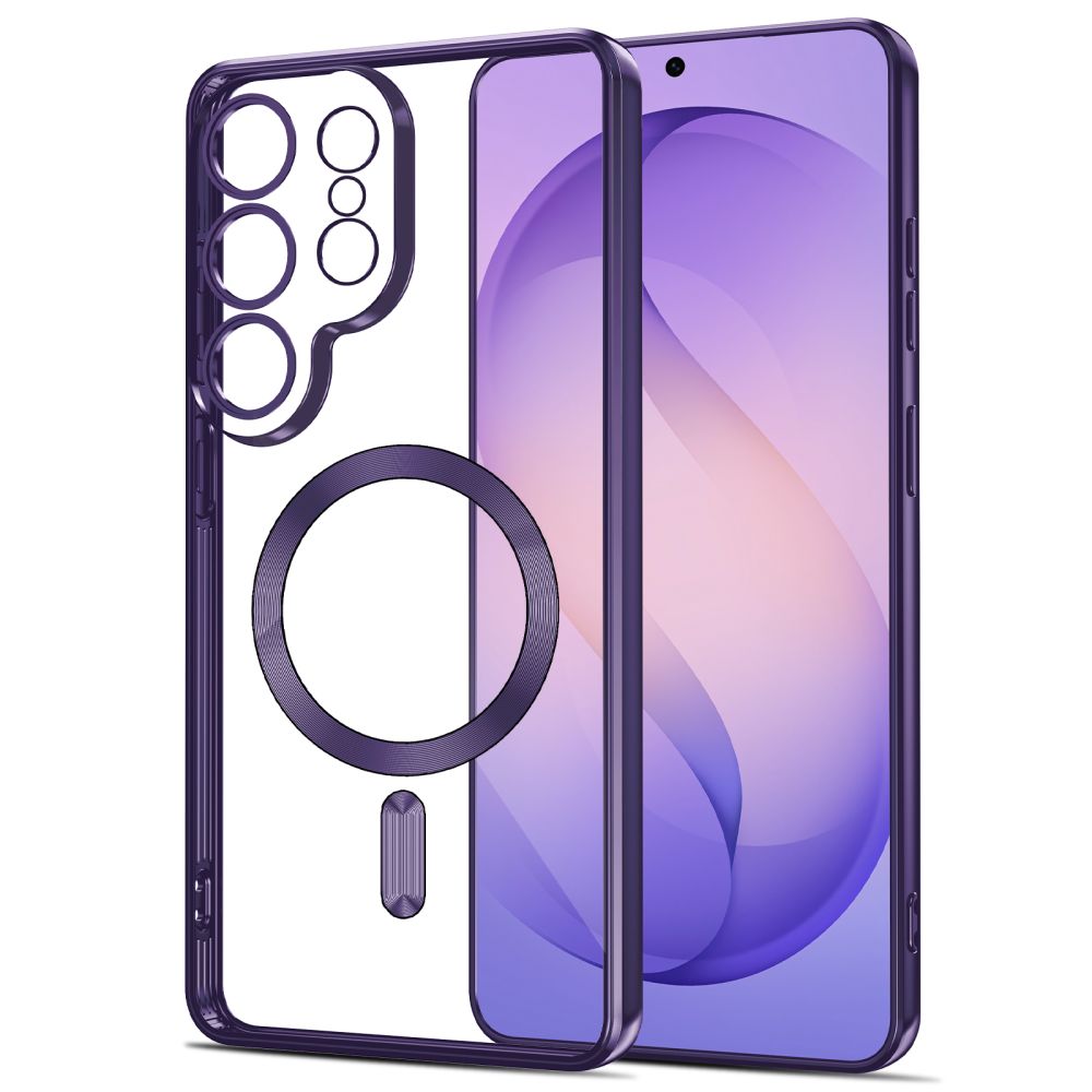 Tech-Protect MagFlex MagSafe kotelo Samsung Galaxy S26 Ultra - läpinäkyvä violetti