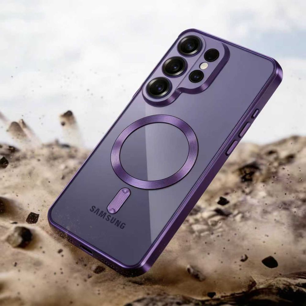 Tech-Protect MagFlex MagSafe kotelo Samsung Galaxy S26 Ultra - läpinäkyvä violetti