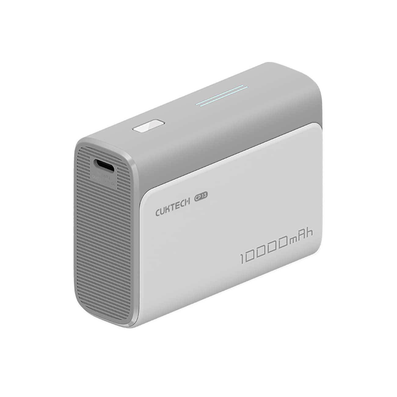 CUKTECH 30W 10000mAh tehopankki 1C1A - CP13- harmaa väri