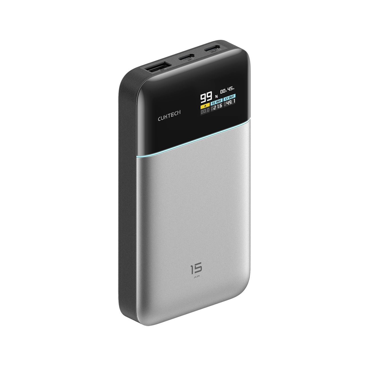 Cuktech PB150S Powerbank 100W 15000mAh - Harmaa