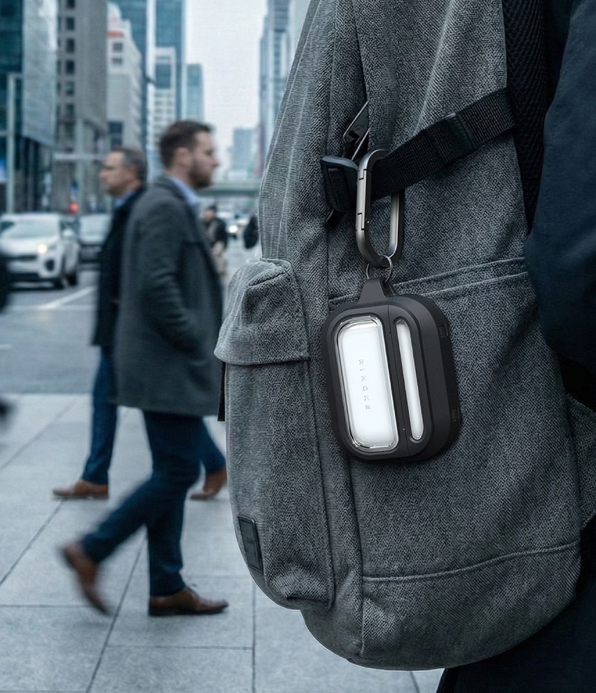 Ringke UX magneettinen kotelo AirPods Pro 3 - musta ja kirkas
