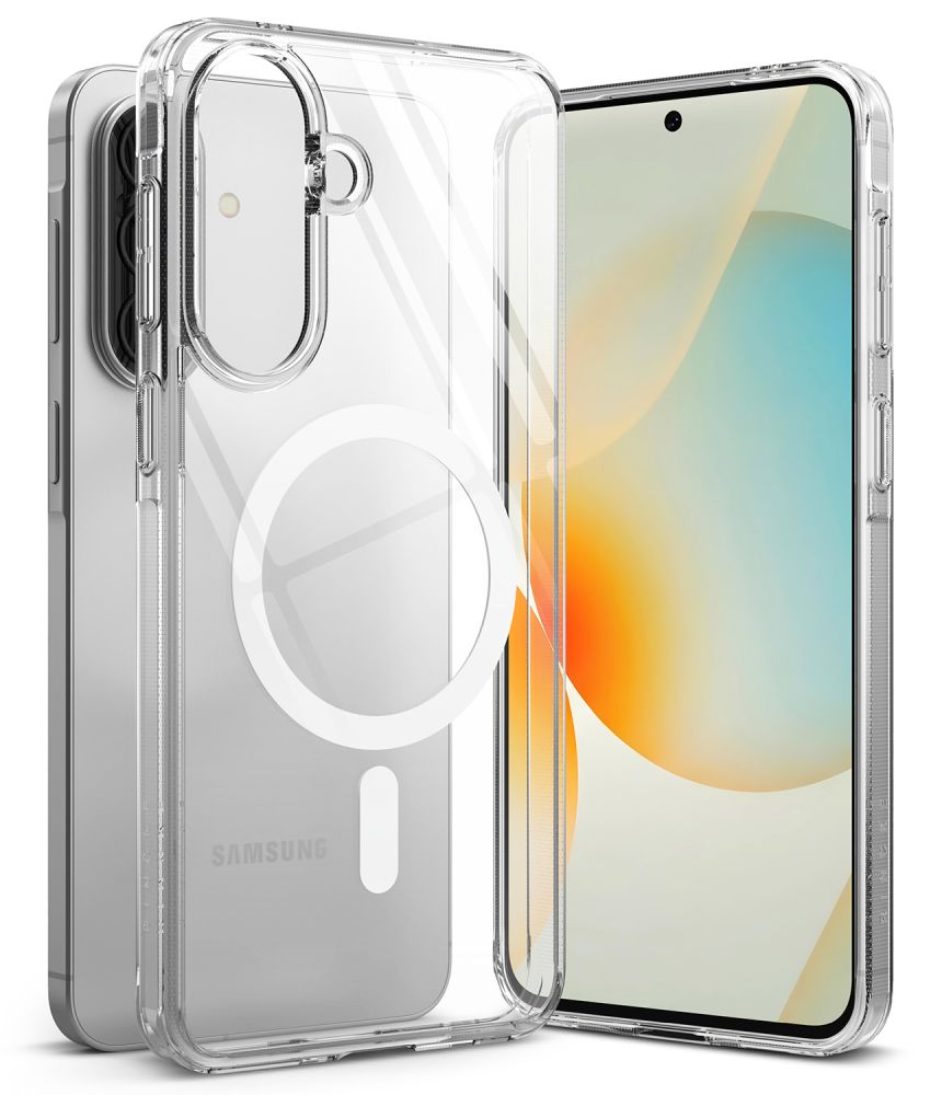 Ringke Fusion magneettinen magneettinen MagSafe kotelo Samsung Galaxy A57 5G - läpinäkyvä