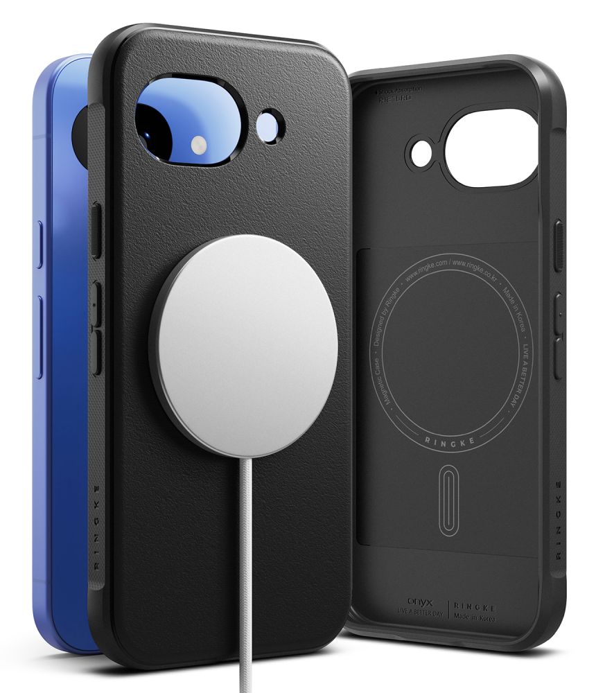 Ringke Onyx Magsafe -kotelo Google Pixel 10A:lle - musta