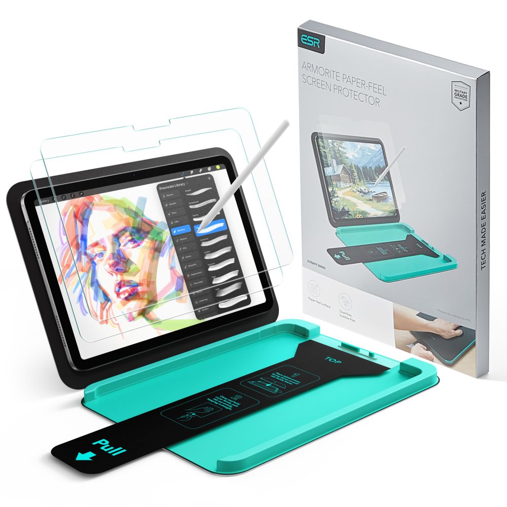 ESR Paper Feel karkaistu lasi iPad Air 13" (2024/2025/2026) -puhelimelle