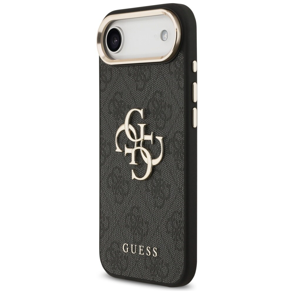 Guess 4G Big 4G Classic Logo Kotelo iPhone Airille - musta ja kultainen
