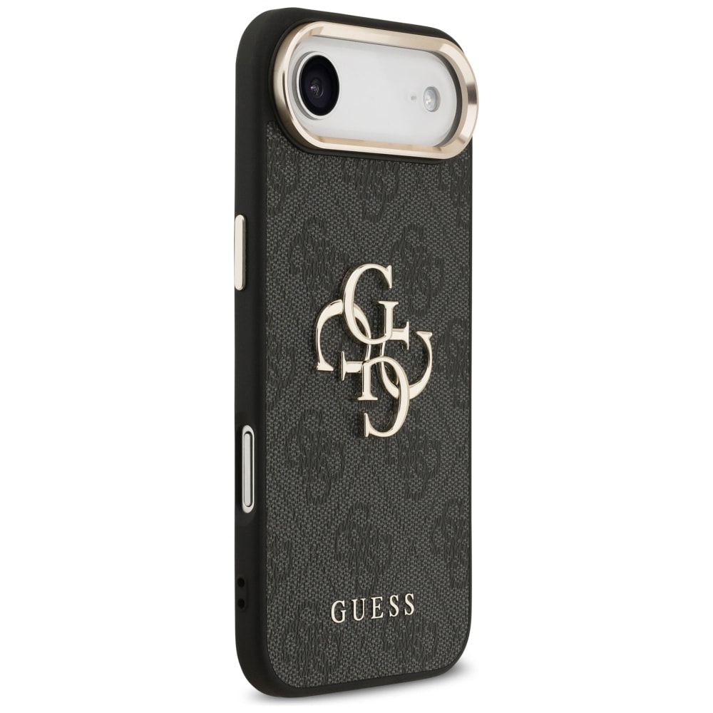Guess 4G Big 4G Classic Logo Kotelo iPhone Airille - musta ja kultainen