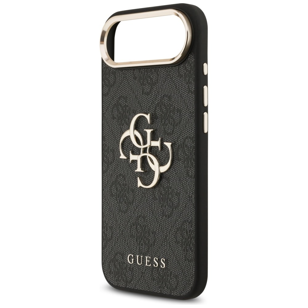 Guess 4G Big 4G Classic Logo Kotelo iPhone Airille - musta ja kultainen
