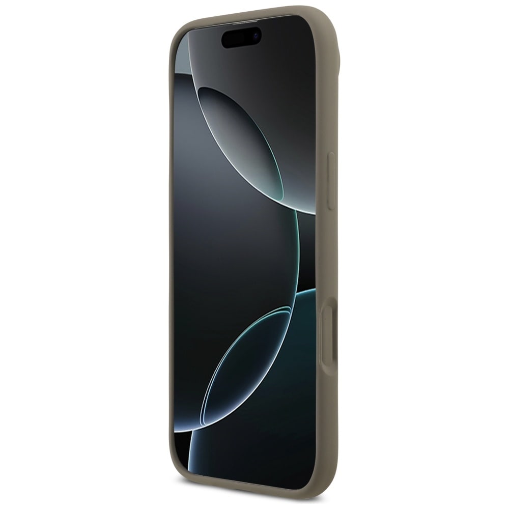 Guess Silikoni Big 4G Script Case for iPhone Air - ruskea