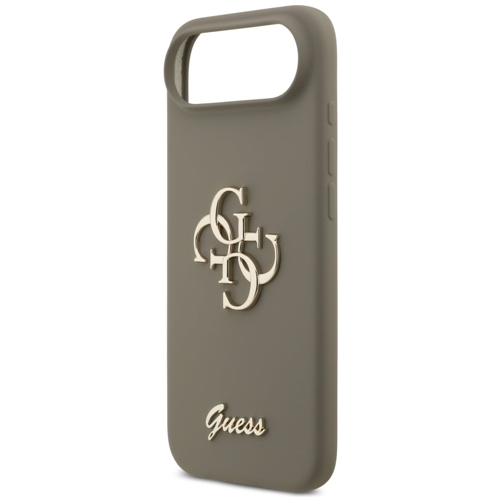 Guess Silikoni Big 4G Script Case for iPhone Air - ruskea