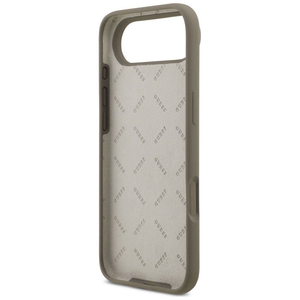 Guess Silikoni Big 4G Script Case for iPhone Air - ruskea