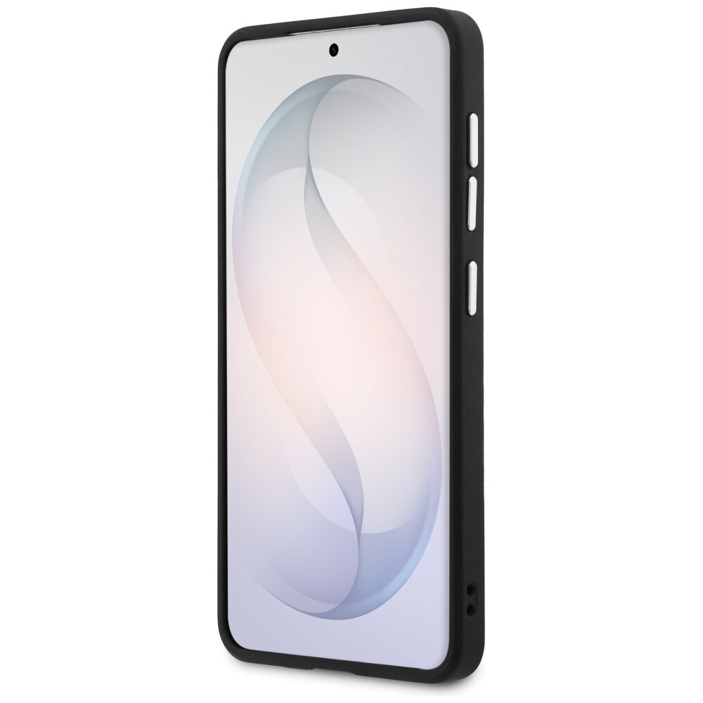 Karl Lagerfeld kohokuvioitu rengas RSG Logo MagSafe tapauksessa Samsung Galaxy S26+ - musta