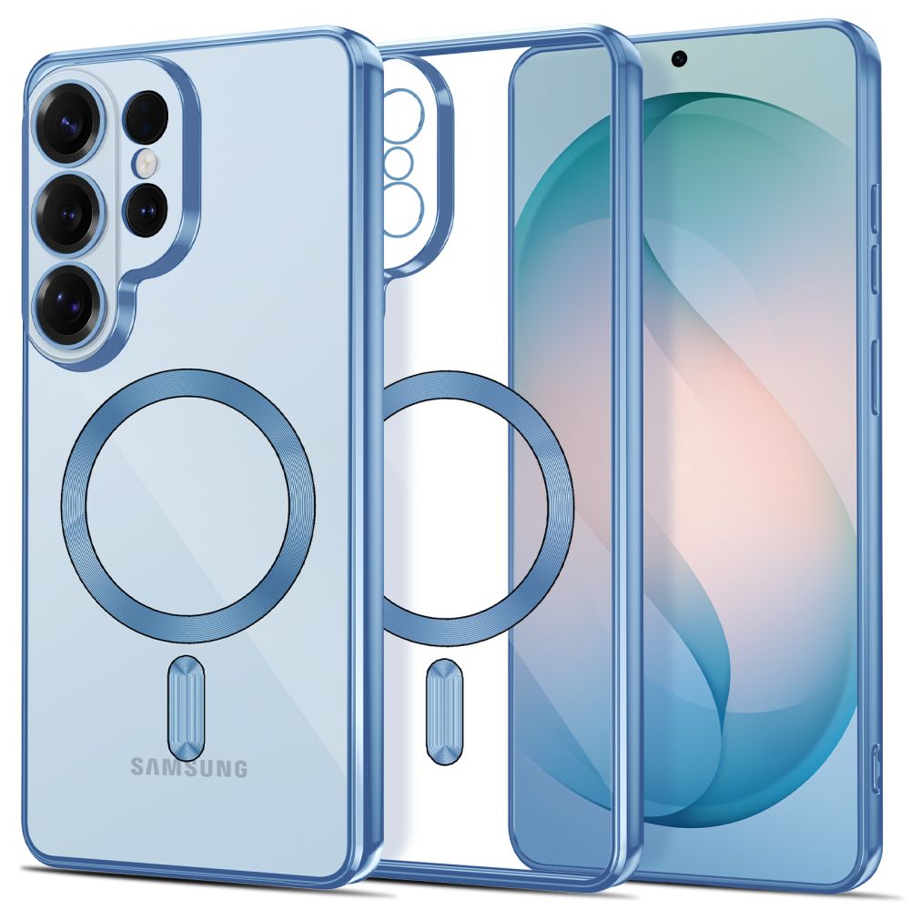 Tech-Protect MagFlex kotelo Samsung Galaxy S26 Ultra - läpinäkyvä sininen - läpinäkyvä sininen