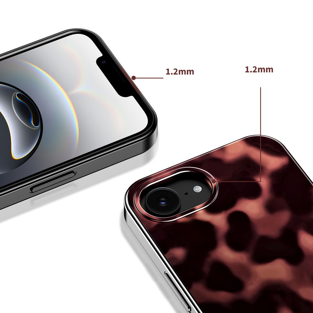 Tech-Protect Lamano MagSafe kotelo iPhone 16e / 17e - musta ja ruskea