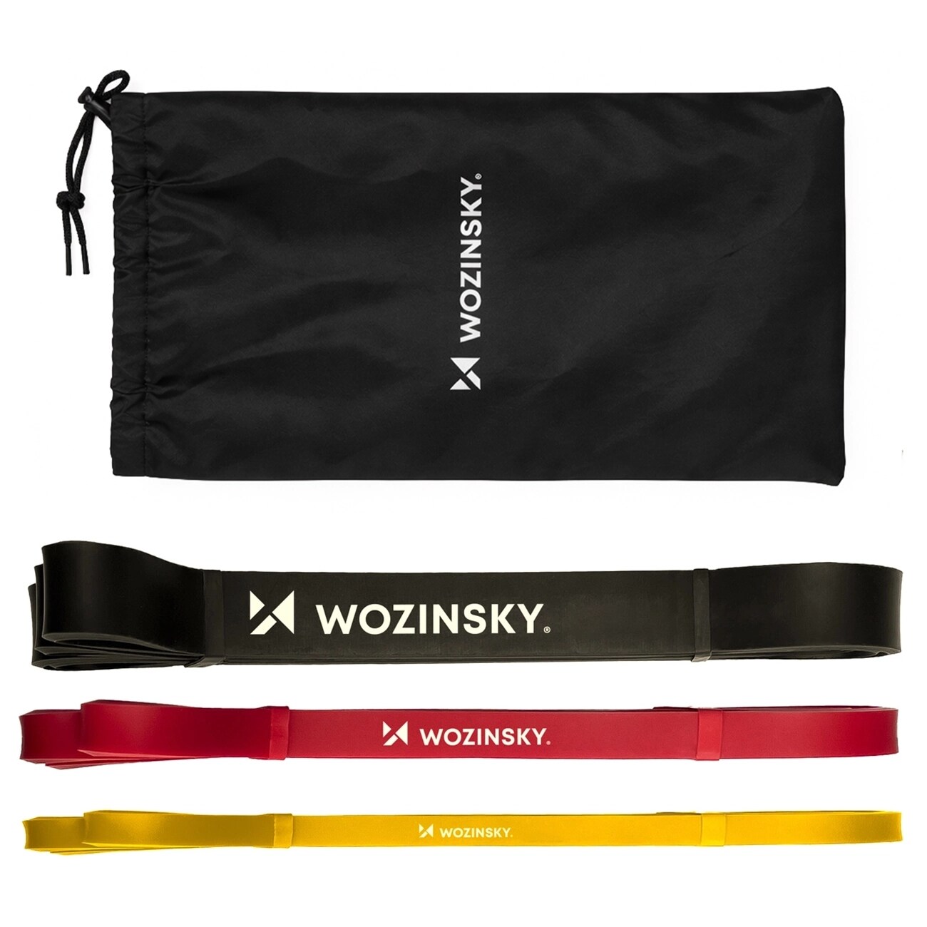 Wozinsky WGO-3 lateksista valmistetut vastuskuminauhat - 3 kpl.