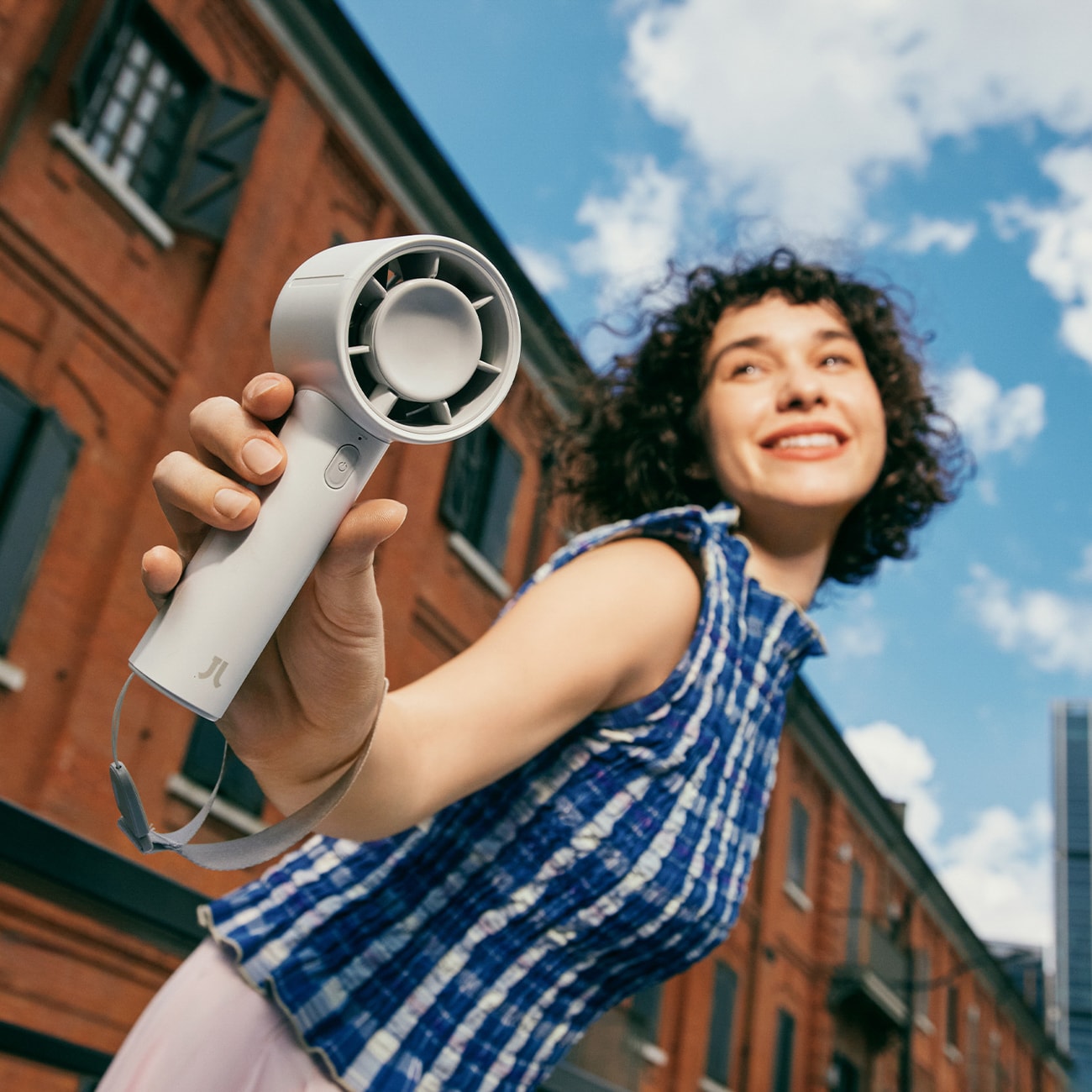 Jisulife Handheld Fan 10 4000mAh Kannettava USB-tuuletin - harmaa