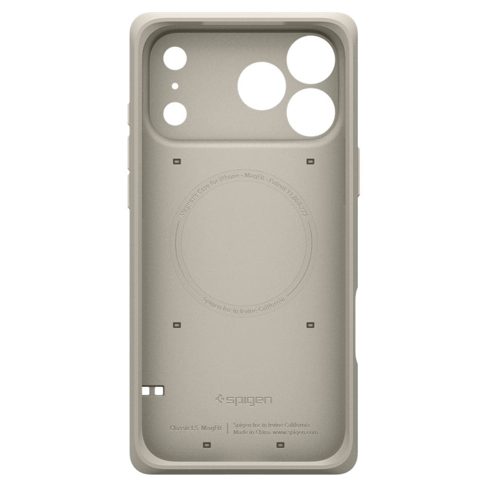Spigen Classic LS MagSafe -kotelo iPhone 17 Pro:lle - beige