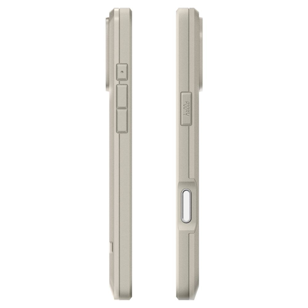 Spigen Classic LS MagSafe -kotelo iPhone 17 Pro:lle - beige