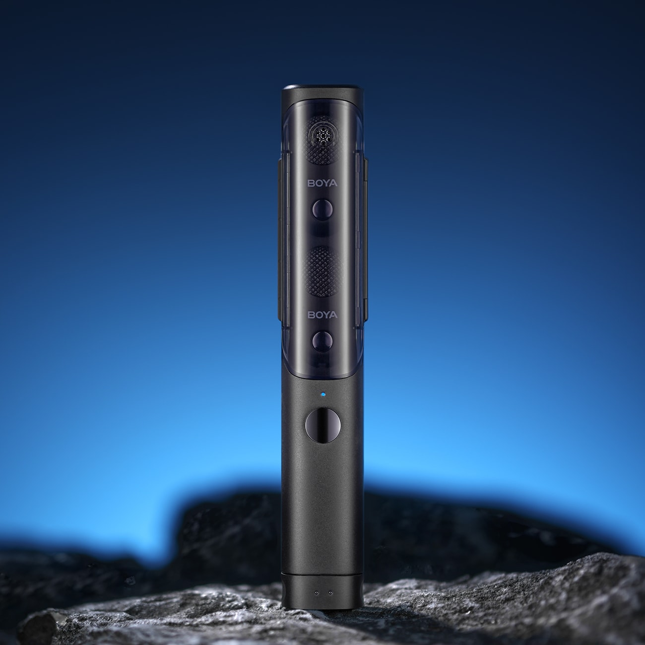 BOYA MAGIC-02 Langaton mikrofoni 2.4GHz USB-C - Musta