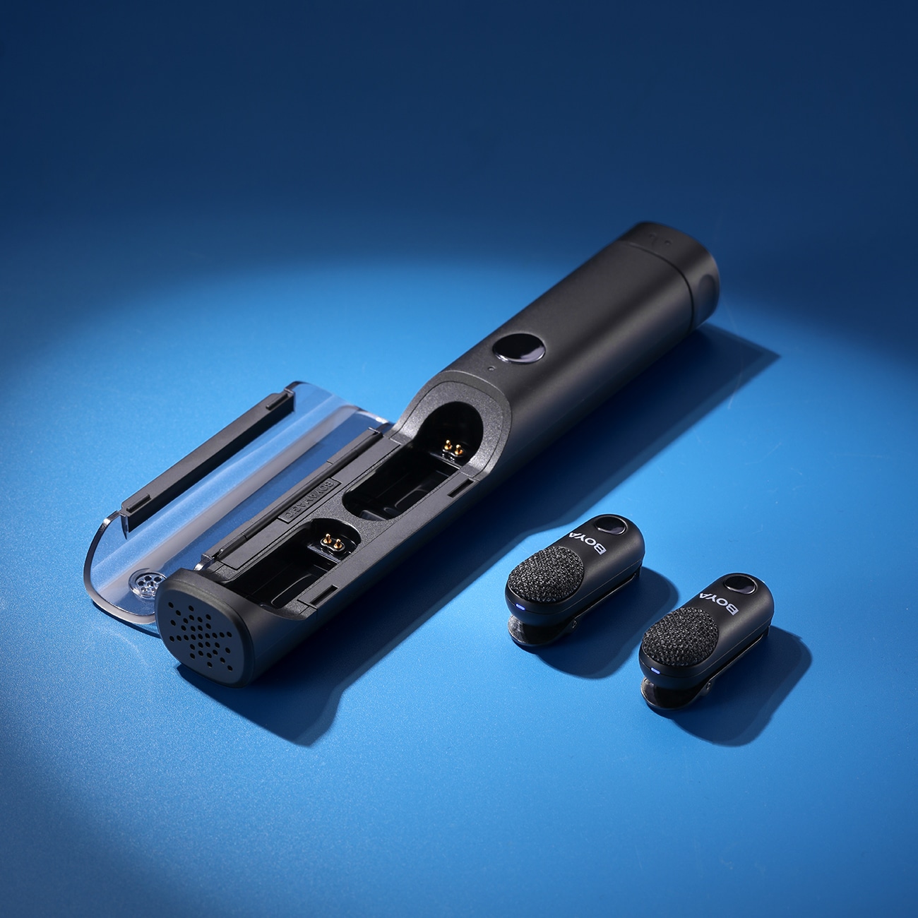 BOYA MAGIC-02 Langaton mikrofoni 2.4GHz USB-C - Musta