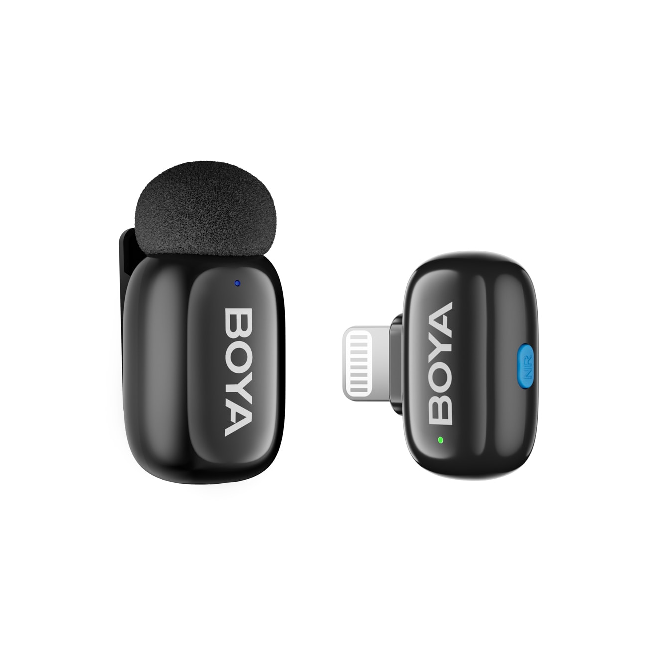 BOYA mini 2-01 langattomat mikrofonit 2.4GHz USB-C - musta