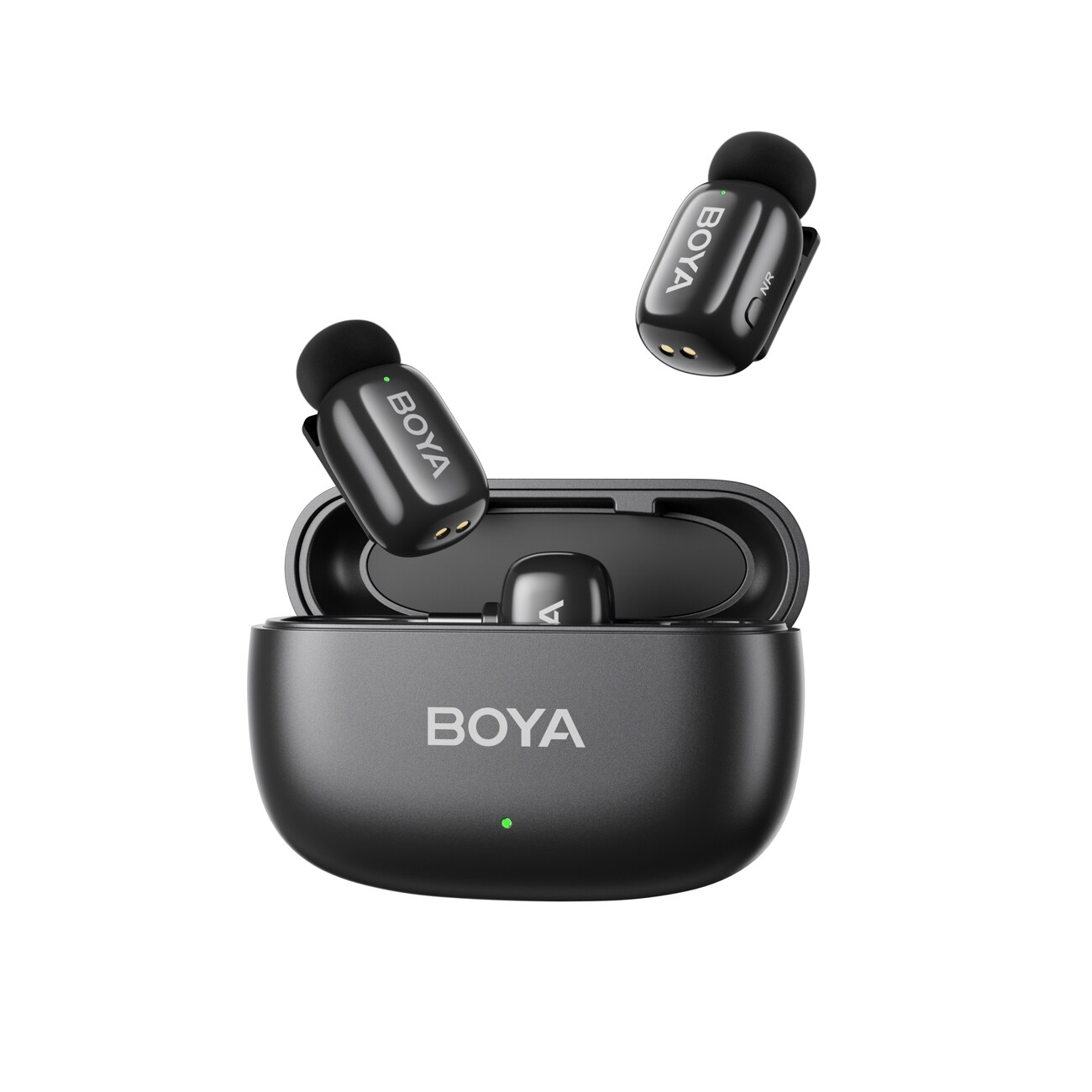 BOYA mini 2-01 langattomat mikrofonit 2.4GHz USB-C - musta