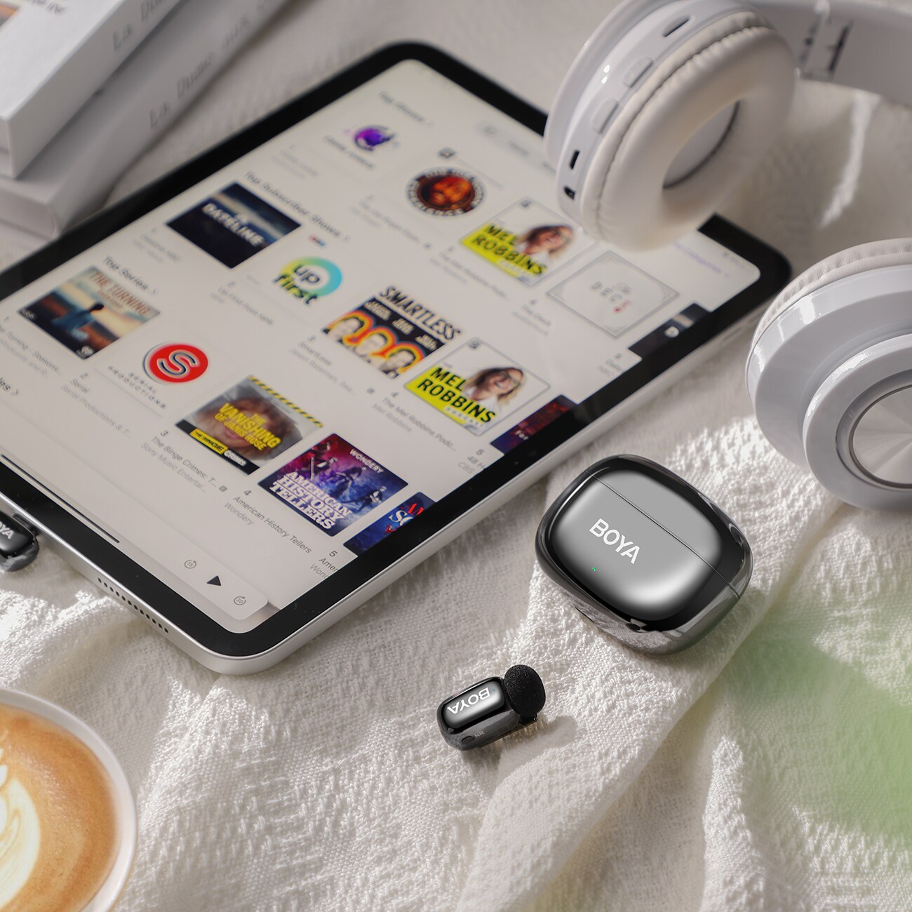 BOYA Mini 2-02 Langaton Mikrofoni USB-C 2.4 GHz (2 kpl) – AI-kohinanvaimennus, 100 m, musta
