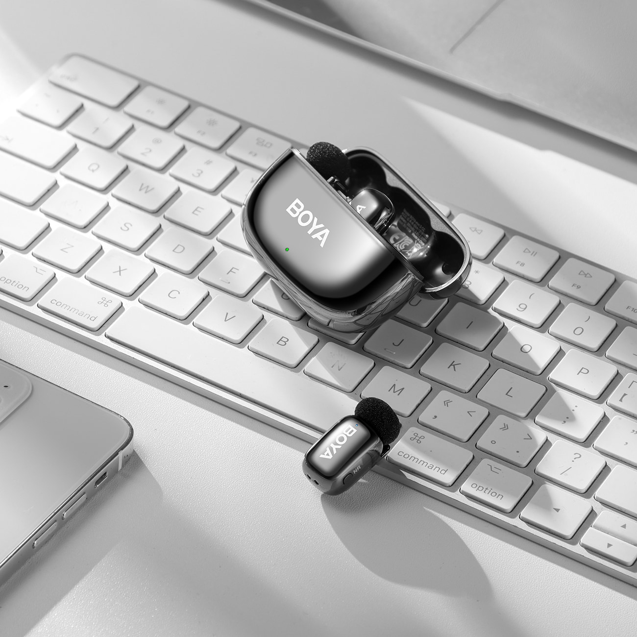 BOYA Mini 2-02 Langaton Mikrofoni USB-C 2.4 GHz (2 kpl) – AI-kohinanvaimennus, 100 m, musta