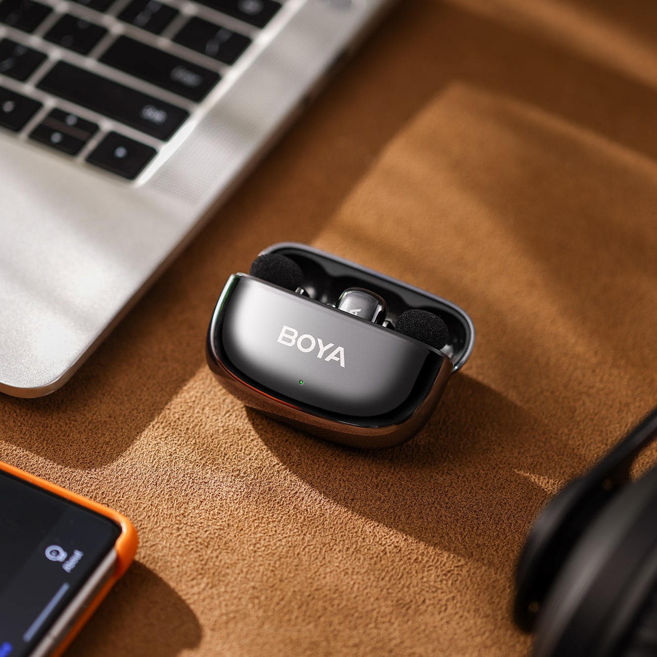 BOYA Mini 2-02 Langaton Mikrofoni USB-C 2.4 GHz (2 kpl) – AI-kohinanvaimennus, 100 m, musta