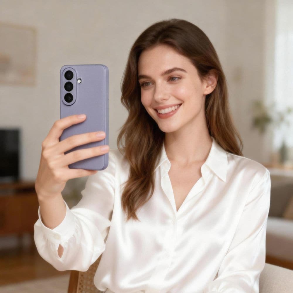 Tech-Protect älykäs lompakko kotelo Samsung Galaxy A57 5G - violetti