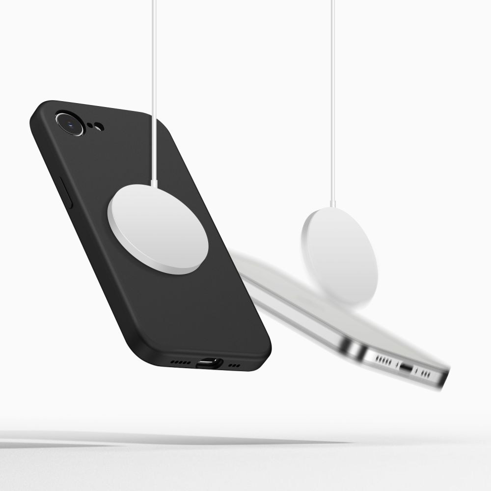 Tech-Protect Silikoni MagSafe kotelo iPhone 16e / 17e - musta