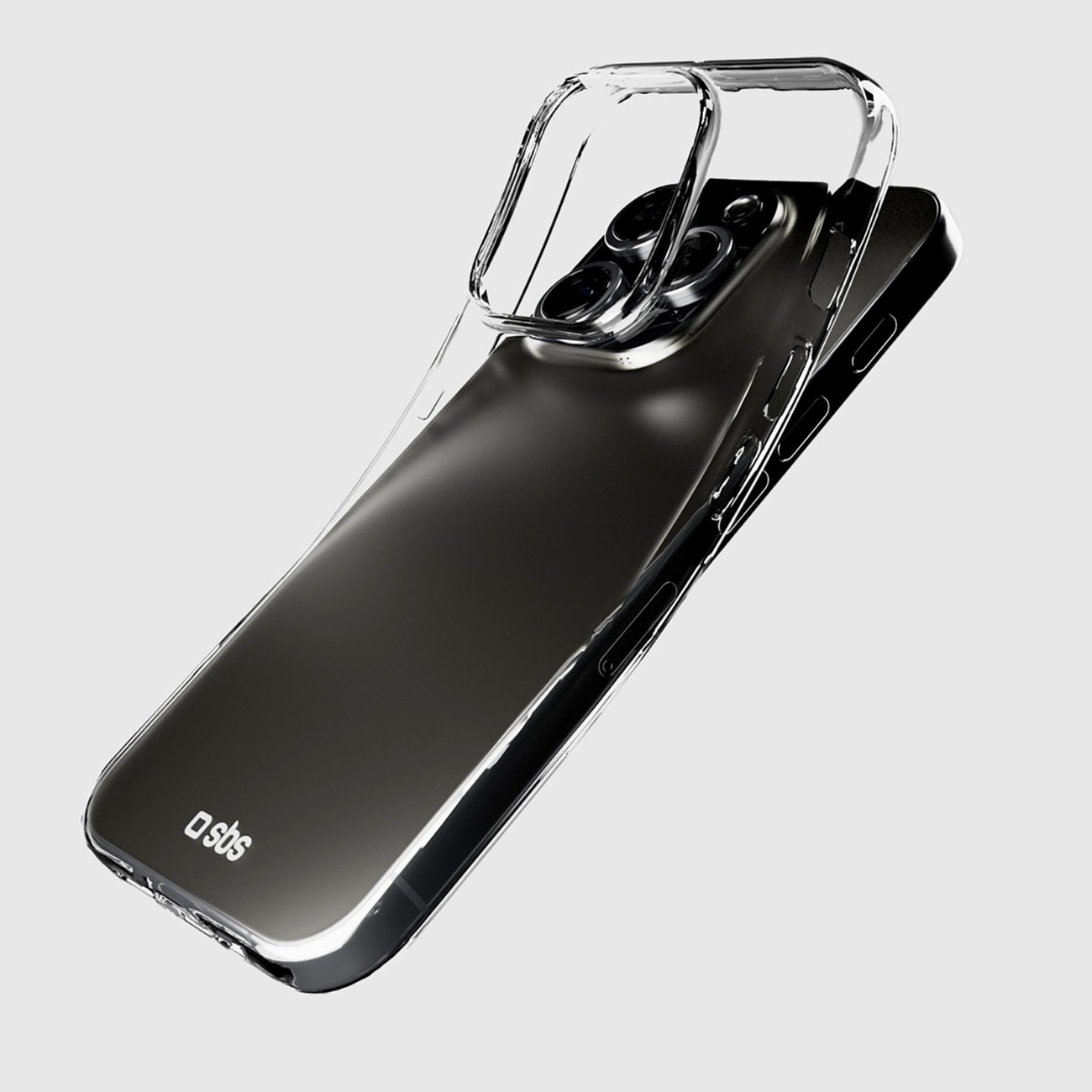 SBS Skinny Cover for iPhone 16 Pro Max - läpinäkyvä - läpinäkyvä