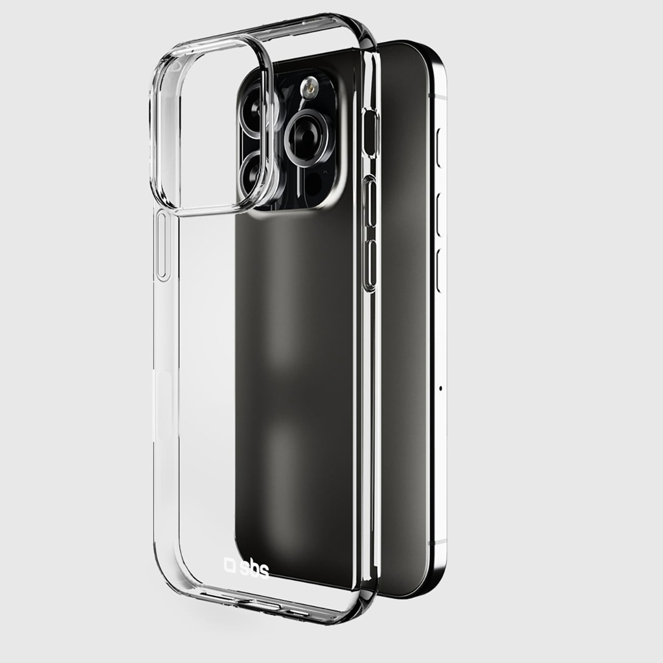 SBS Skinny Cover for iPhone 16 Pro Max - läpinäkyvä - läpinäkyvä