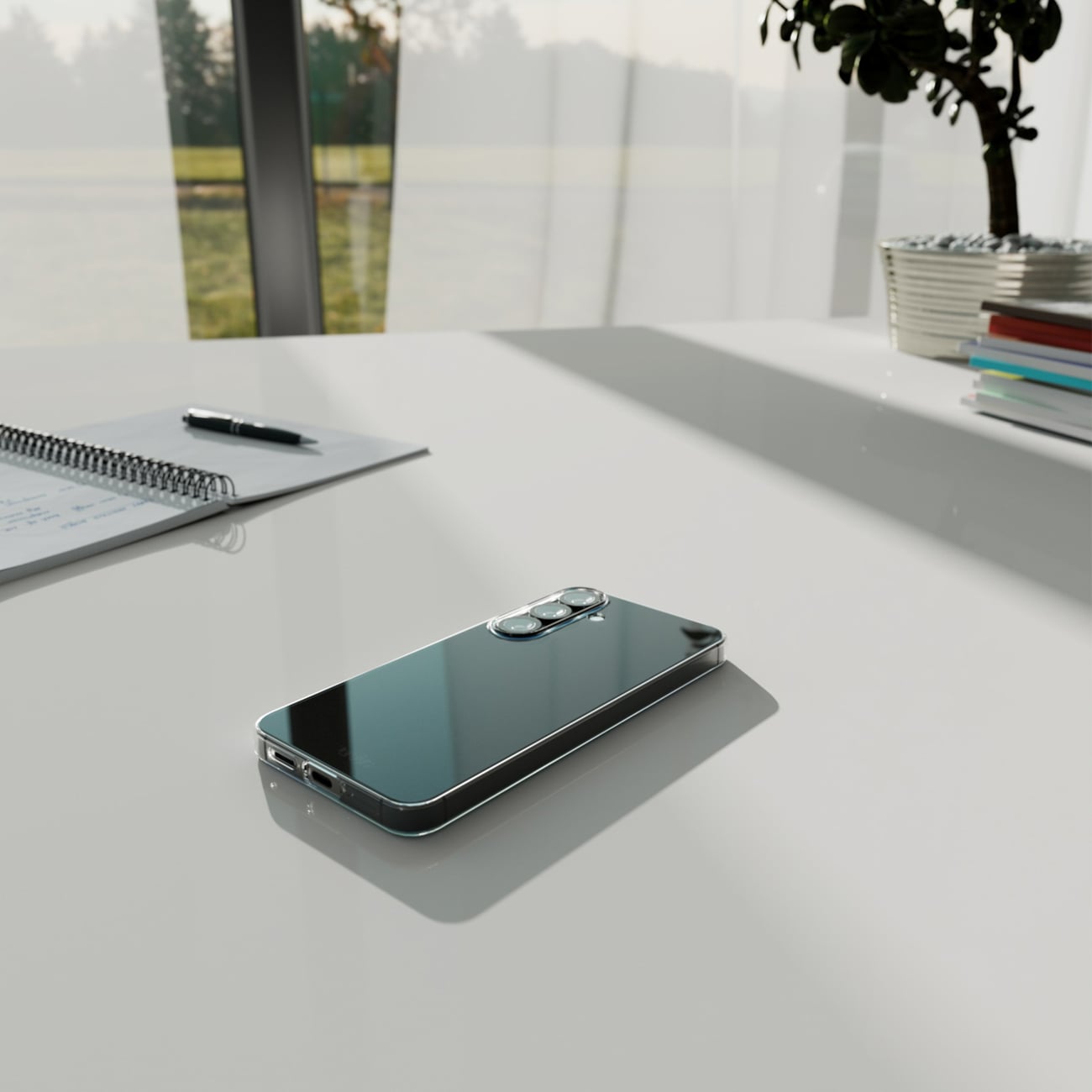 SBS Skinny suojakuori Samsung Galaxy S25+:lle - läpinäkyvä