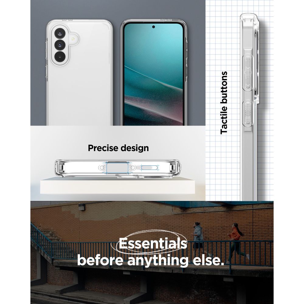 Spigen Ultra hybridi kotelo Samsung Galaxy A37 5G:lle - läpinäkyvä