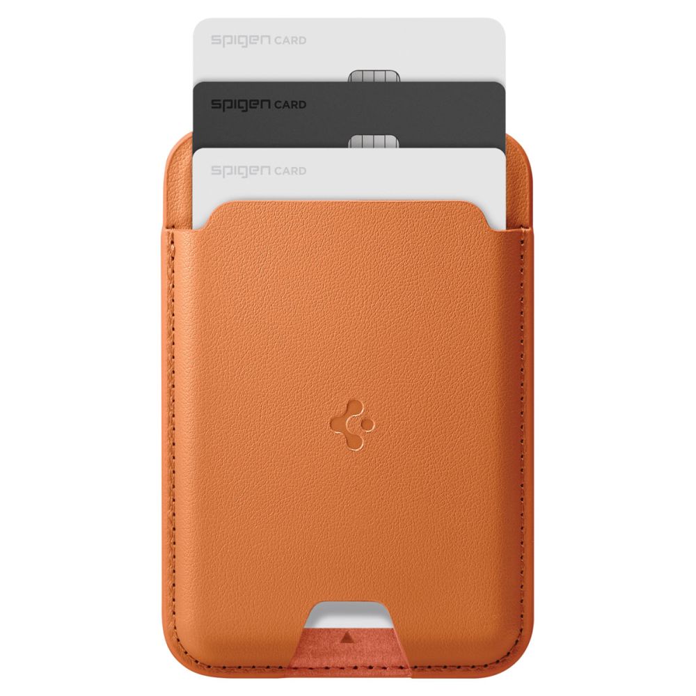 Spigen Valentinus MagSafe magneettinen puhelimen lompakko - oranssi