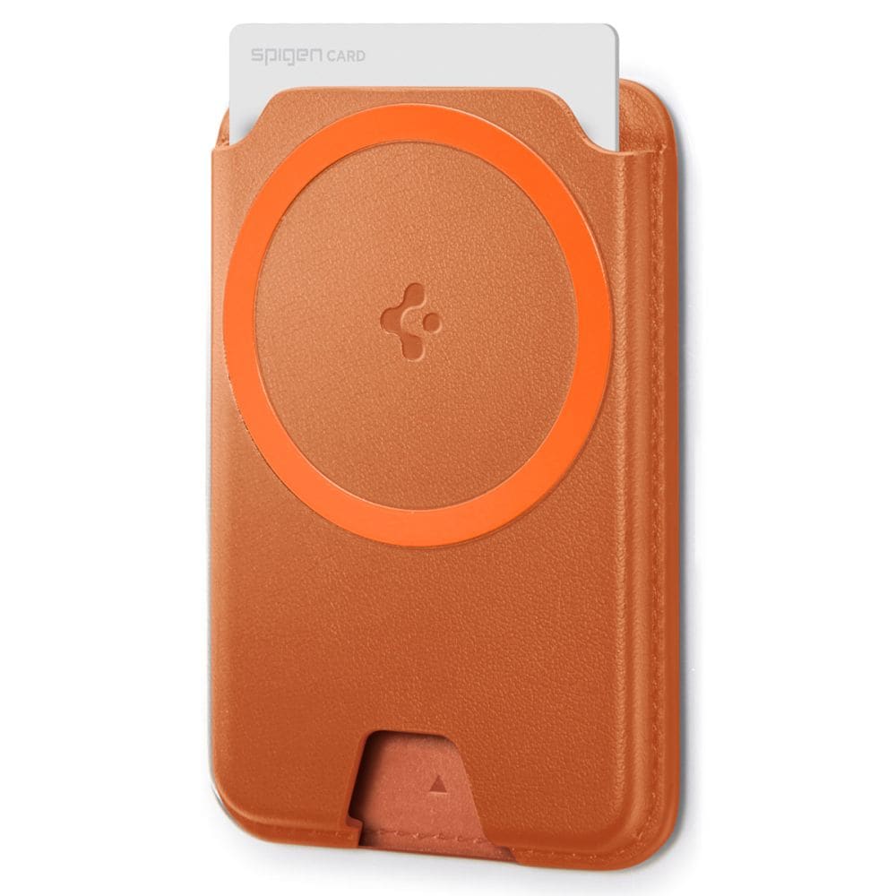 Spigen Valentinus MagFit+ MagSafe magneettinen puhelimen lompakko - oranssi