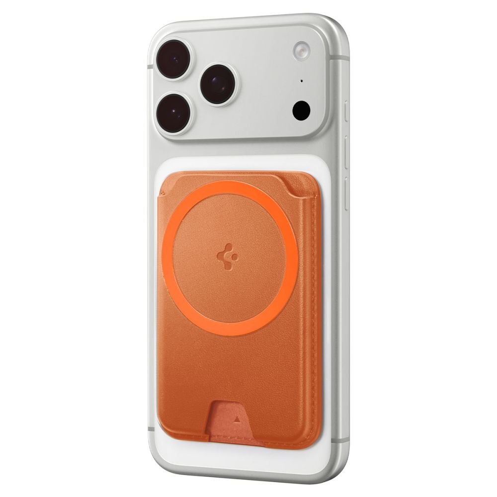 Spigen Valentinus MagFit+ MagSafe magneettinen puhelimen lompakko - oranssi