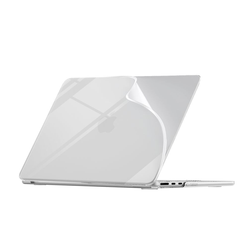 Tech-Protect Softshell kotelo MacBook Air 15" 2023 / 2024 / 2025 / 2026 - läpinäkyvä