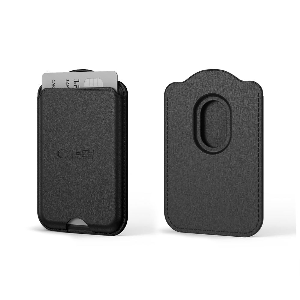 Tech-Protect CH02 MagWallet MagSafe magneettinen lompakko puhelimelle - musta