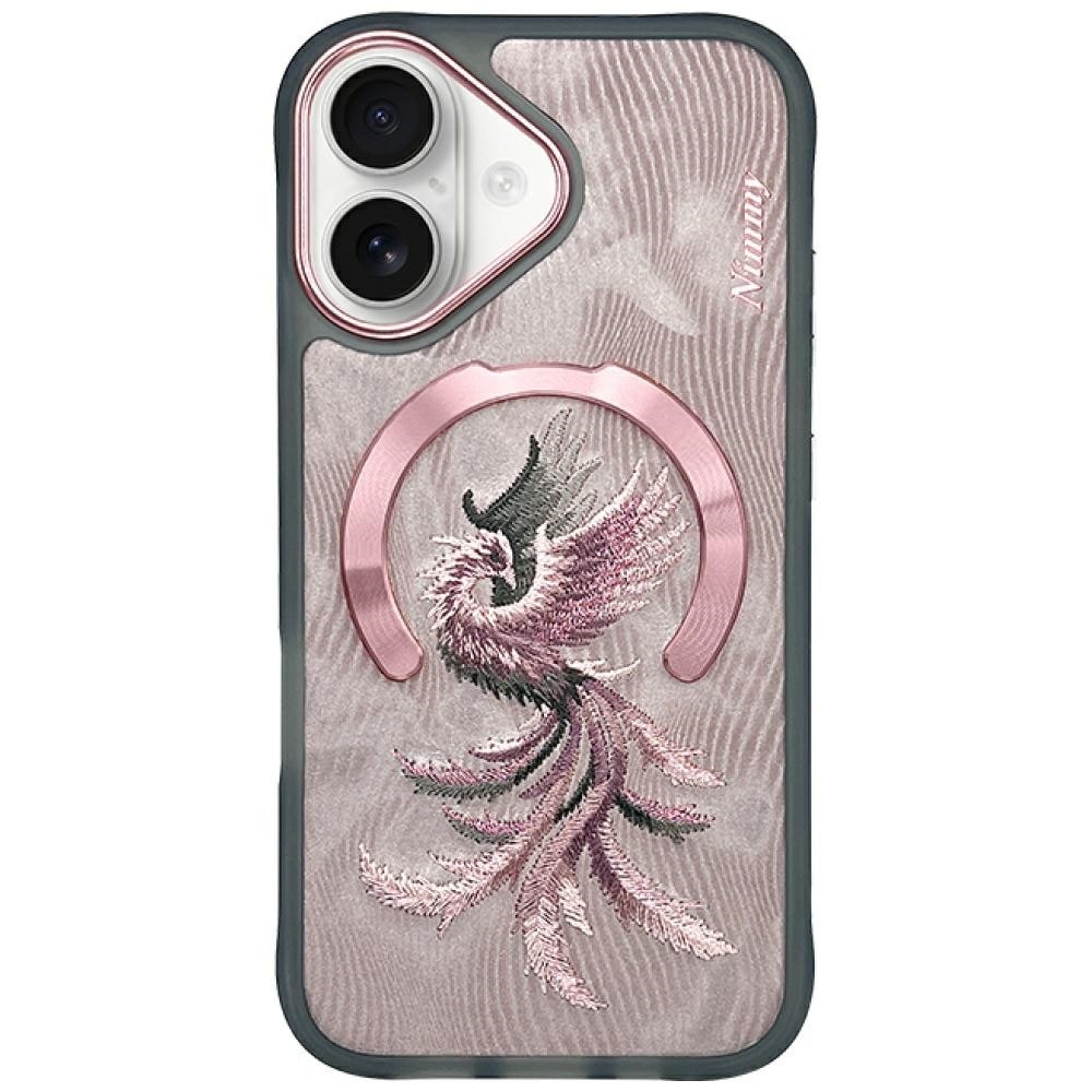 Nimmy Magneettinen Fantasy Animal MagSafe iPhone 16 Case - Rose Gold