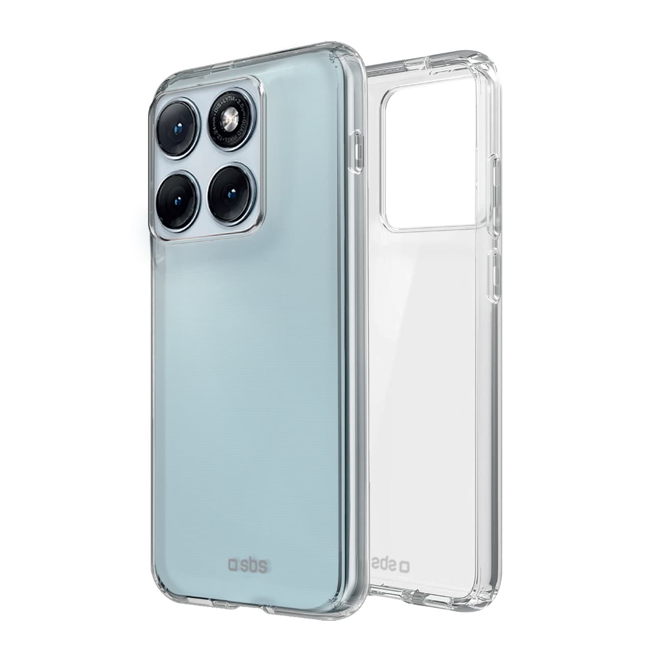 SBS Skinny -suojakuori Motorola Edge 70 Fusion -mallille – läpinäkyvä