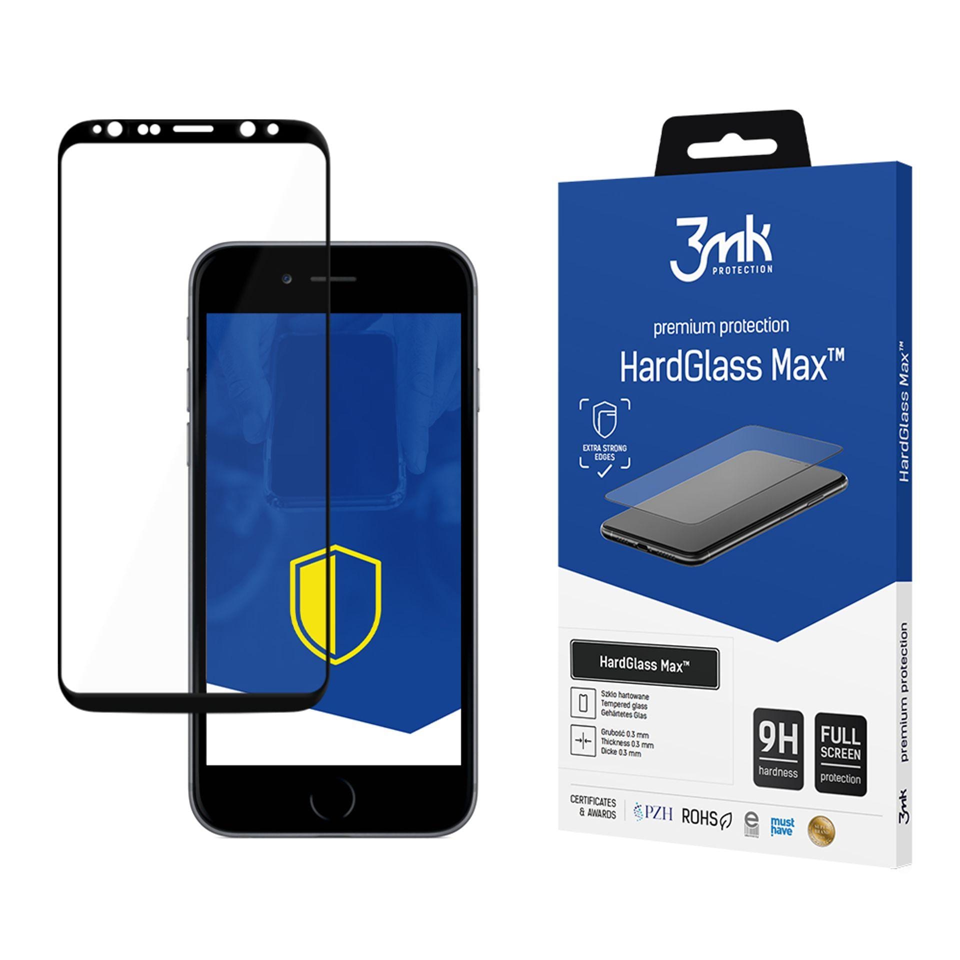 9H 3mk HardGlass Max™ -lasisuoja Samsung Galaxy S8+:lle