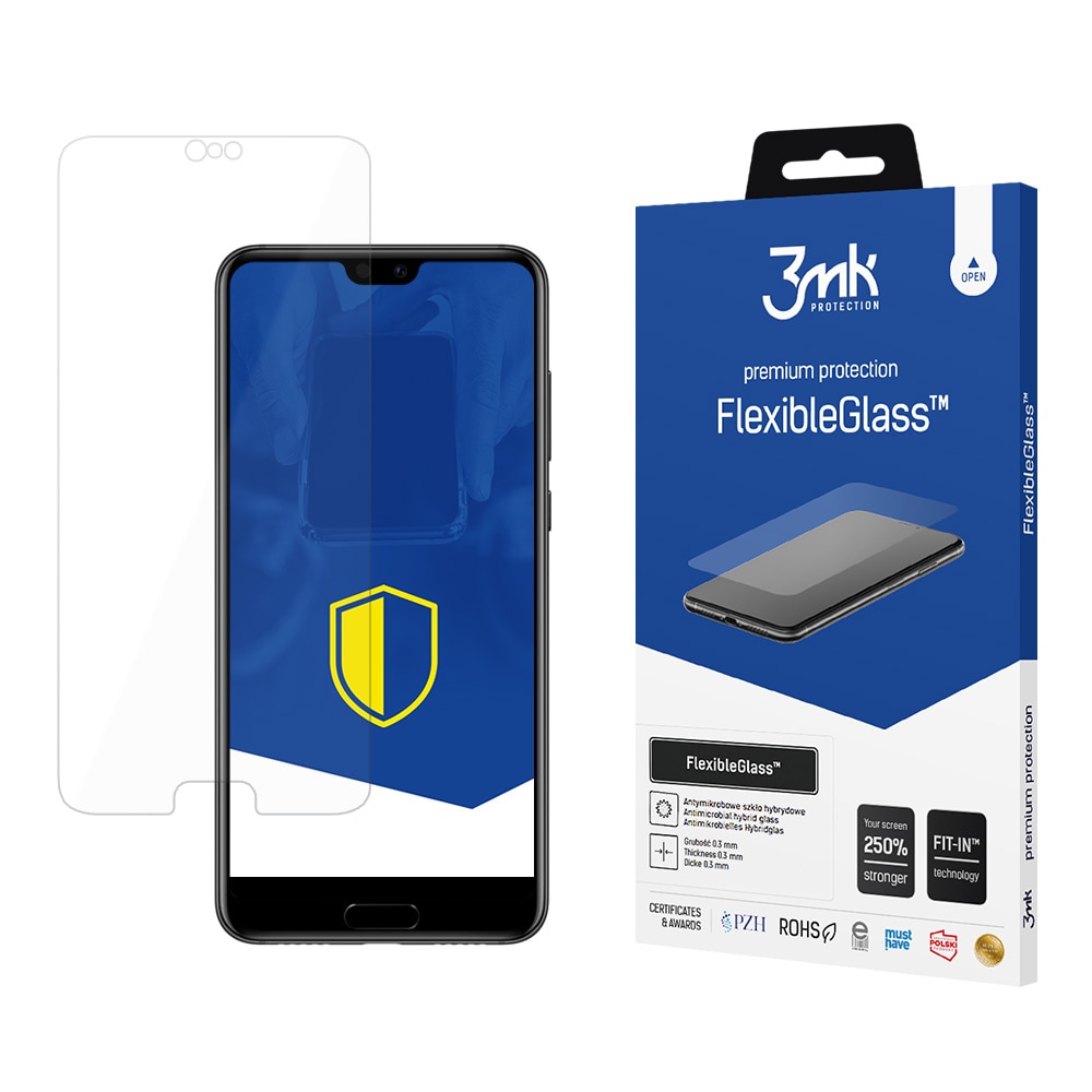 3mk FlexibleGlass™ -hybridilasi Huawei P20 Pro -puhelimelle