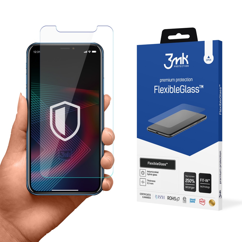 3mk FlexibleGlass™ -hybridilasi iPhone XR:lle